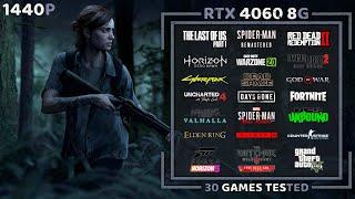 RTX 4060 in 1440P & DLSS 3  30 Games Tested