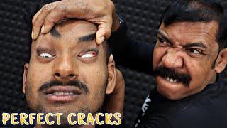 Perfect Cracks by Asim Barber  Head Massage & Hair Cracking  Neck Cracking  Spine Cracking  ASMR