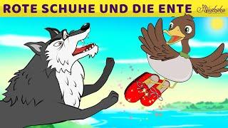 Rote Schuhe und Die Ente  Märchen für Kinder  Gute Nacht Geschichte