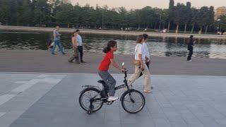 Баку - Велопрогулка по парку Деде Горгуд. Baku - Cycling in Dede Gorgud Park