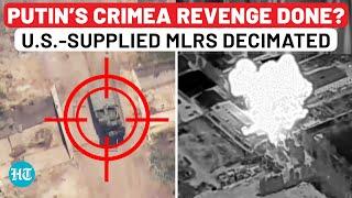 On Cam U.S.-Made MLRS Capable Of Firing ATACMS Used In Crimea Attack Blown To Bits In Ukraine