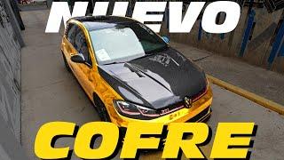 NUEVO COFRE EN FIBRA DE CARBONO A MI VW GOLF GTI MK7  Betito Padilla