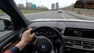 2023 BMW X3 30i POV Driving Impressions