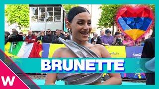 Brunette Armenia @ Eurovision 2023 Turquoise Carpet Opening Ceremony  Interview