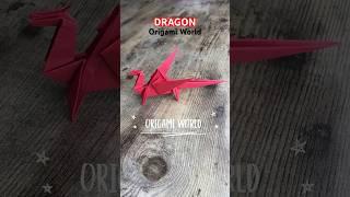 ORIGAMI WORLD DRAGON ORIGAMI TUTORIAL  NEW YEAR OF THE DRAGON SYMBOL ORIGAMI WORLD CHANNEL CRAFT