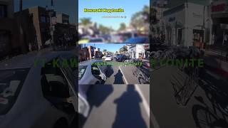 Biker Hits Car Door While Lane Splitting