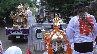 萩中神社例大祭 祝修復完了_1の1・宮出し～自動車巡行～宮入り 20220828