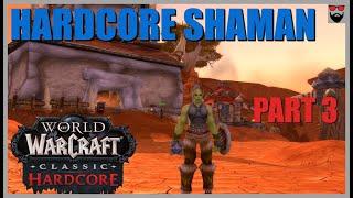 World of Warcraft CLASSIC HARDCORE - Shaman - P.3 - Skull Rock Server - Chill Gameplay