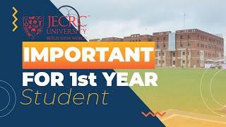 Important Video for all 1st Year Student of JECRC University  JU Campus  ShineMoon Vlogs