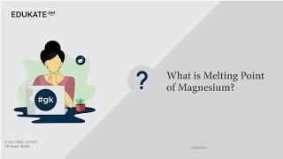 What is Melting Point of Magnesium?