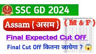  SSC GD FINAL EXPECTED CUT OFF 2024  SSC GD ASSAM FINAL CUT OFF 2024  SSC GD ASSAM FINAL EXPECTED