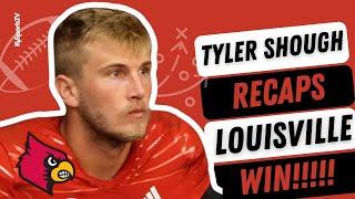 Louisville Cardinals Football QB Tyler Shough Recaps WIN vs Jax St