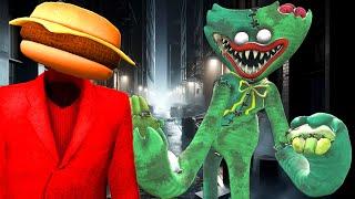 Zombie Huggy Wuggy Found Us in The City in Gmod Garrys Mod Roleplay