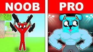 NOOB vs PRO Siłownia w Minecraft 