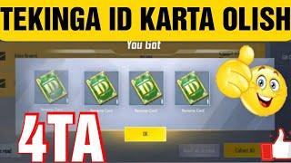 Tekinga 4 Ta ID karta olish  Bepul ID karta olish  Pubg lite chit