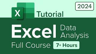 Excel Data Analysis Full Course Tutorial 7+ Hours