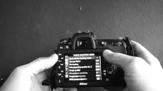 How to take black and white photos on Nikon D7200