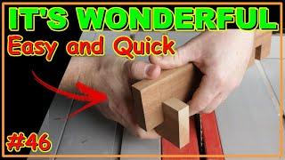 ITS WONDERFUL EASY AND QUICK TO MAKE - STEP BY STEP WOODWORKING PROJECT VIDEO #46 #woodworking
