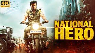 NATIONAL HERO 4K - Superhit Full Hindi Dubbed Action Movie  Pradeep Nyra Banerjee  South Movie