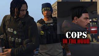 The Case of CrackHead Larry &  @DaquanWiltshire1   COPS IN THE HOOD GTA 5 Funny Skit Ep 2