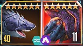 MEGALODON Vs KRAKEN 18 - Jurassic World The Game