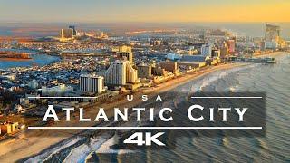 Atlantic City - USA  - by drone 4K