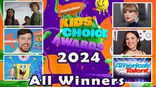 Nickelodeon Kids’ Choice Awards 2024  All-Winners