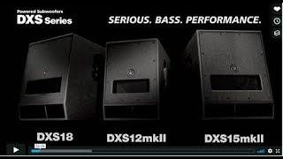 Yamaha Powered Subwoofer DXS15mkII DXS12mkII