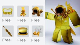 HURRY GET THESE NEW FREE GOLD ITEMS IN ROBLOX NOW  