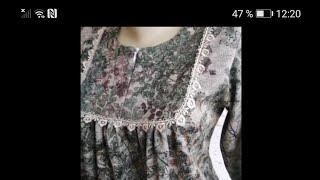 куйлак бичиб тикамиз 48 размер Шьём платье ve sew a dress