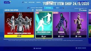 Fortnite item shop *NEW* BTS EMOTES SEPTEMBER 24th September 2020 Fortnite battle royale