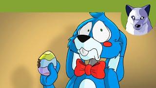 Toy Bonnie eats an Easter egg - FNAF Weird Animation Tony Crynight