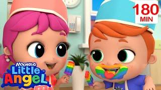 Rainbow Ice Cream  Kids Cartoons and Nursery Rhymes