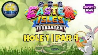 Master QR Hole 1 - Par 4 EAGLE - Easter Isles Tournament *Golf Clash Guide*