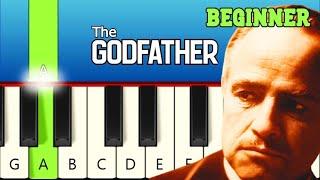 The Godfather Theme - Very Easy and Slow Piano tutorial - Einfach und langsam Klavier