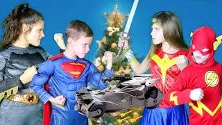 Justice League Toys Christmas Battle SuperHero Kids