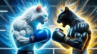 Fighting For Friend  Revenge  #cat #cutecat #aicat VS