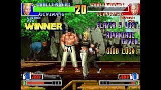 King of Fighters 98 - Benimaru Nikaido Intros & Win Poses