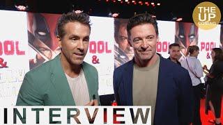 Ryan Reynolds Hugh Jackman Deadpool & Wolverine interview at London sneak peek event