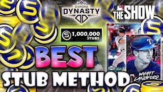 BEST STUB MAKING METHODS MAKE UNLIMITED STUBS  MLB THE SHOW 24 DIAMOND DYNASTY