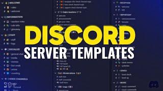 Must-Have 30+ Discord Server Templates for Quick Setup