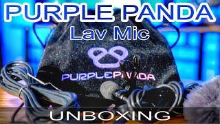 Purple Panda Lavalier Mic Unboxing