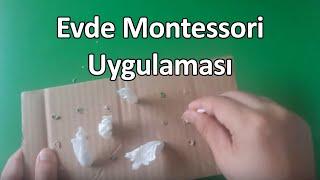 Peçete Çıkarma - Evde Montessori Etkinlikleri  Anaokulu Etkinlikleri