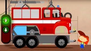 Мультфильм про машинки - Доктор Машинкова  - Пожарная машина