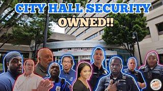 SECURITY *GETS OWNED* TYRANT OFFICERS *DISMISSED* MAYORS SECRETARY CALLS ME PSYCHO 1ST AMENDMENT