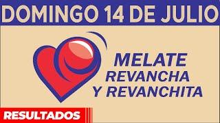 Resultado del sorteo de Melate Revancha y Revanchita del Domingo 14 de Julio de del 2024.