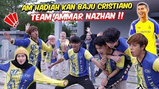 AM HADIAH KAN BAJU CRISTIANO UNTUK SEMUA TEAM AMMAR NAZHAN - AL NASR SIUU 