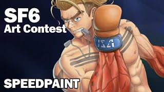 MY LUKE SUBMISSION FOR THE #SF6NewChallenger ART CONTEST - SPEEDPAINT