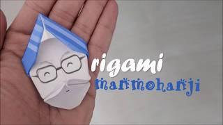 Origami Ex Prime Minister Manmohan Singh