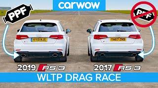 Audi RS3 2020 vs 2017 DRAG RACE & DYNO TEST... have the new emissions regs ruined performance cars?